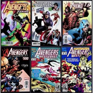 Avengers 6X Comic Lot #2 64 501 501 79 86 Inhyuk Lee Variant Marvel